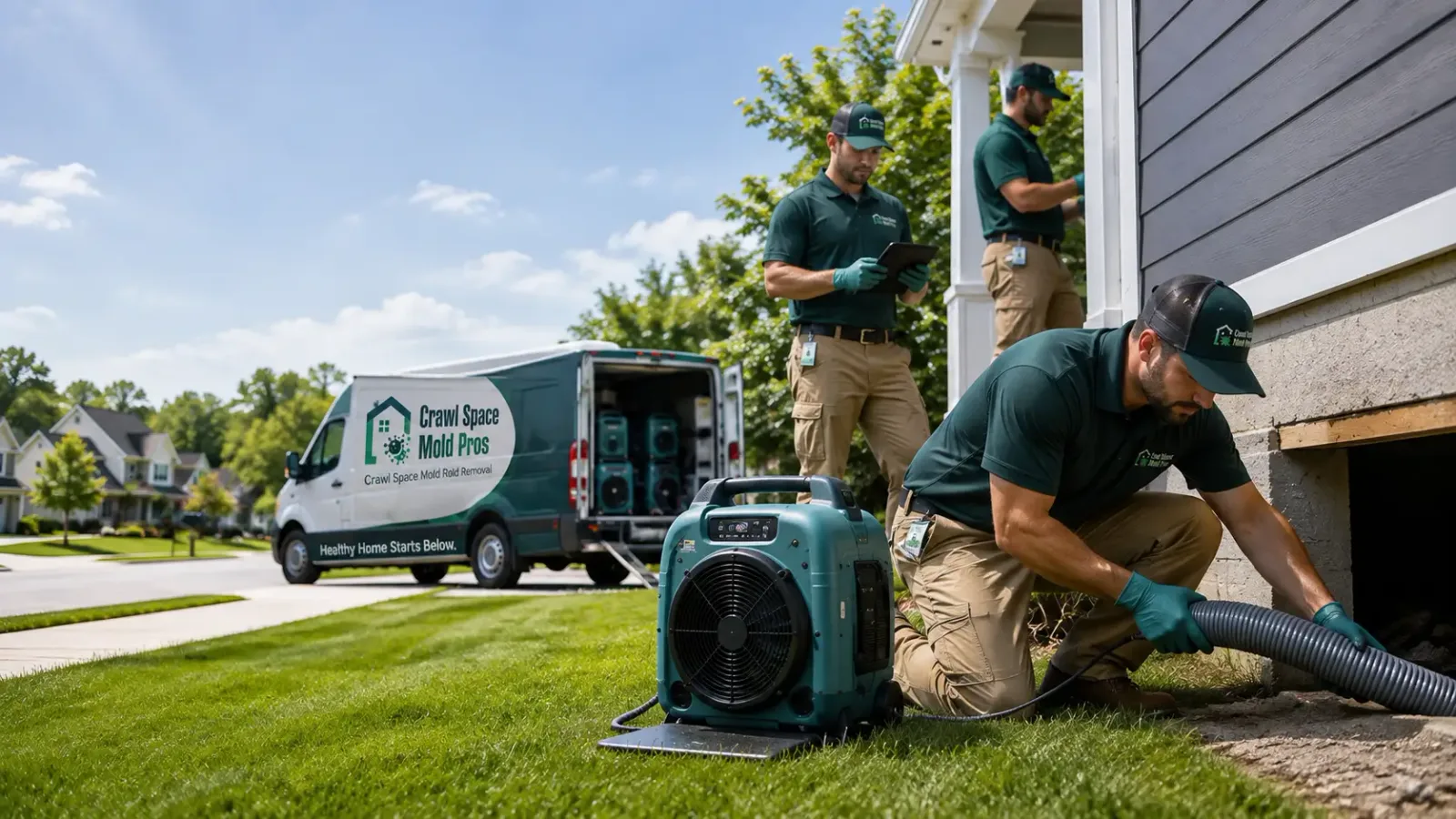 Crawl Space Mold Removal in Zionville, NC